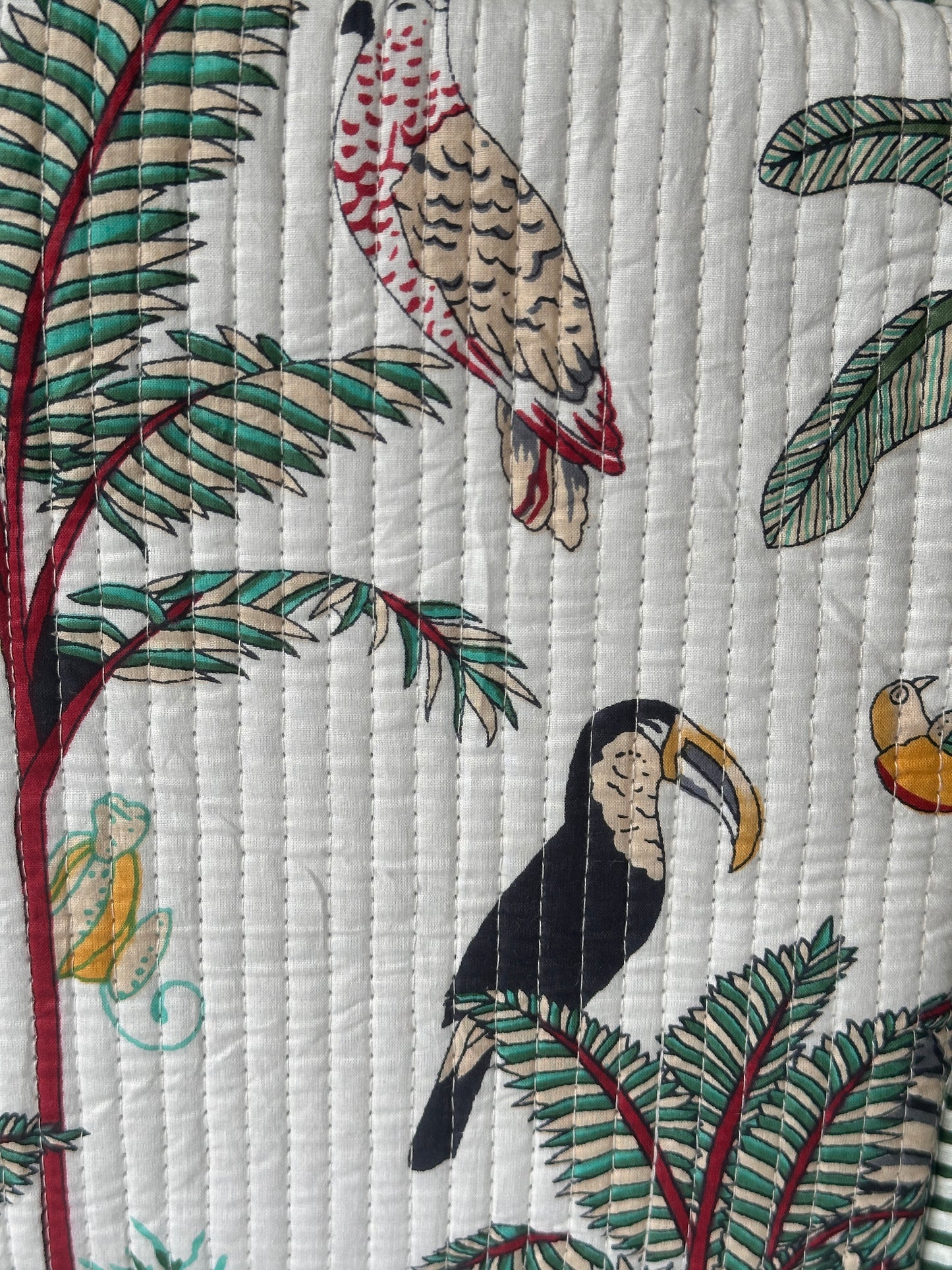 White Tropical Laptop Sleeve