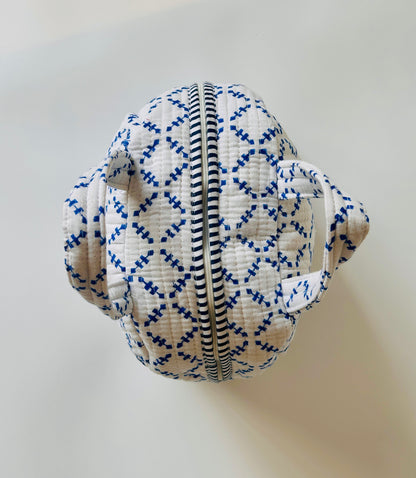 Indigo Grid Carryall