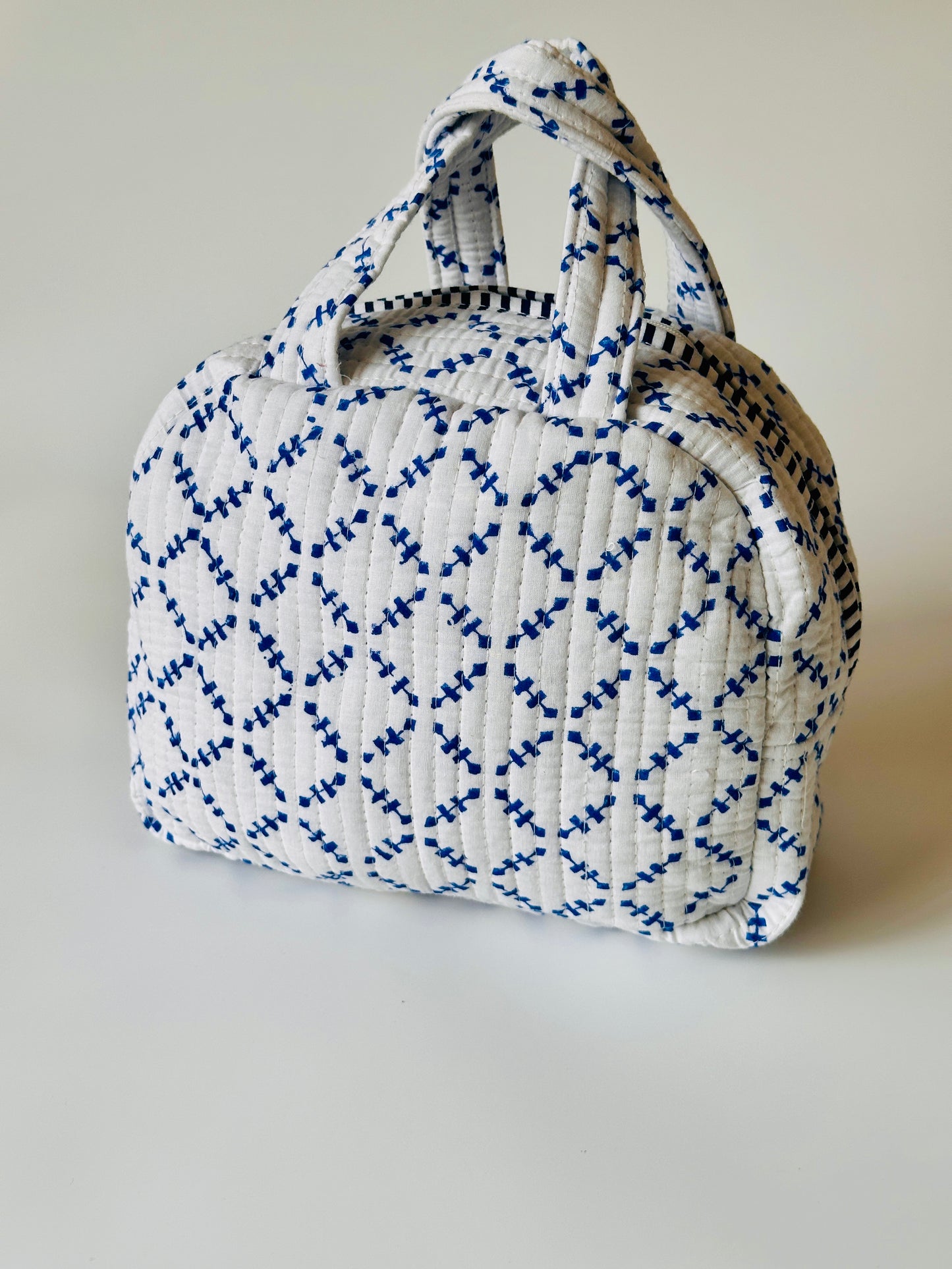 Indigo Grid Carryall