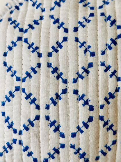 Indigo Grid Carryall