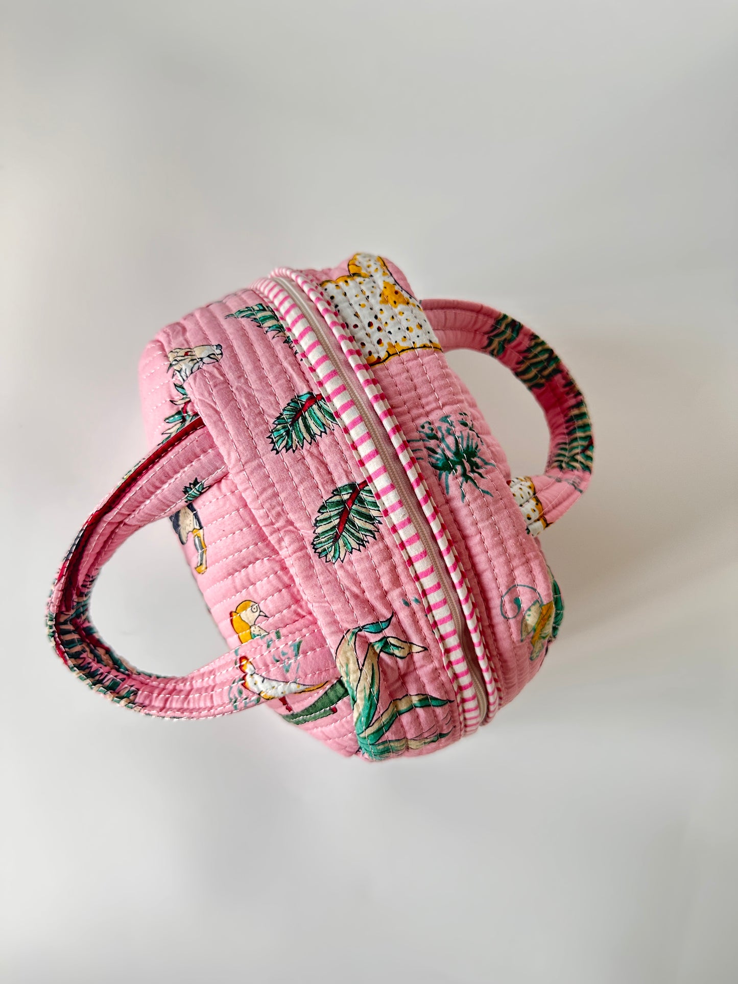 Baby Pink Tropical CarryAll