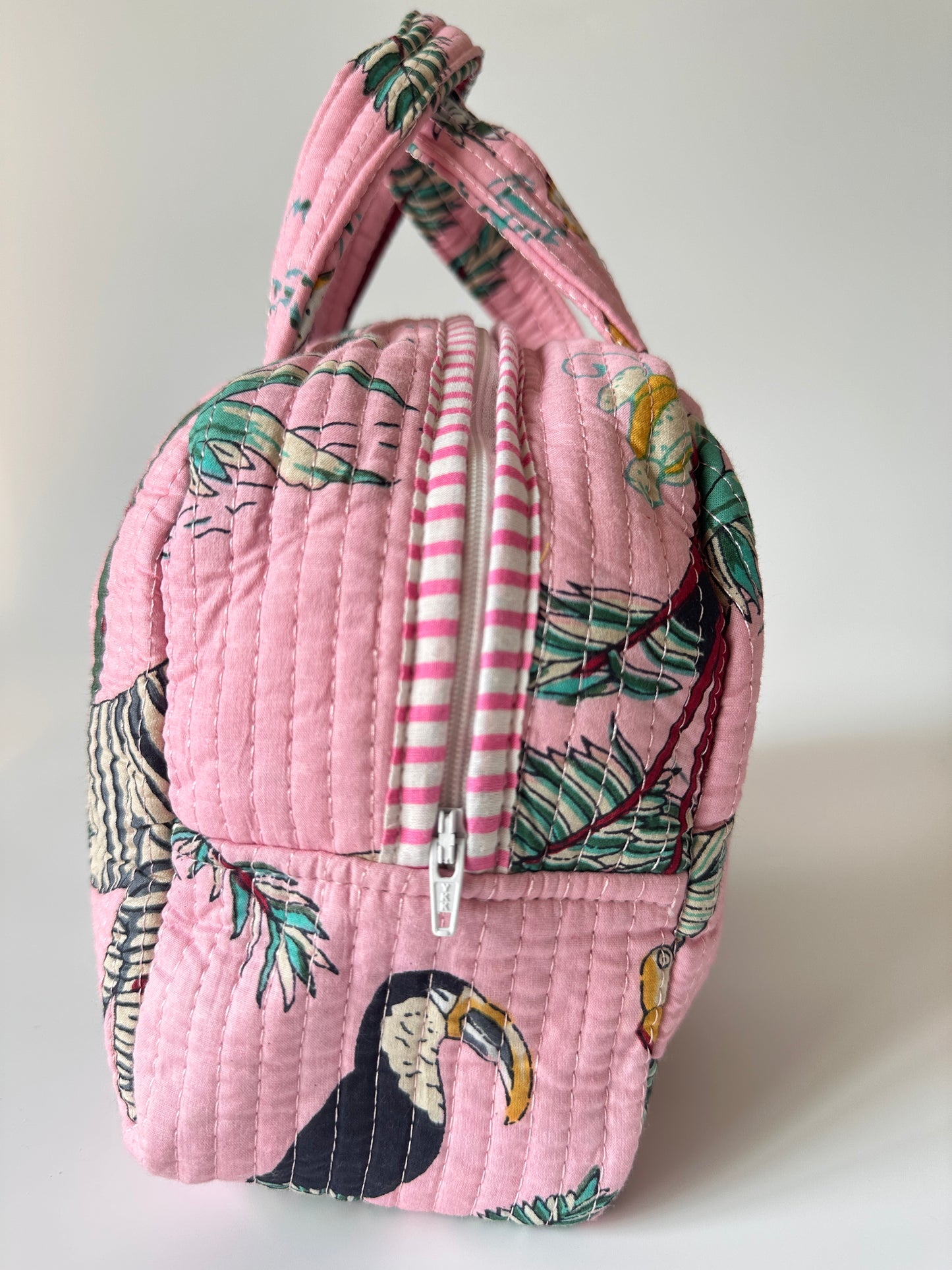 Baby Pink Tropical CarryAll