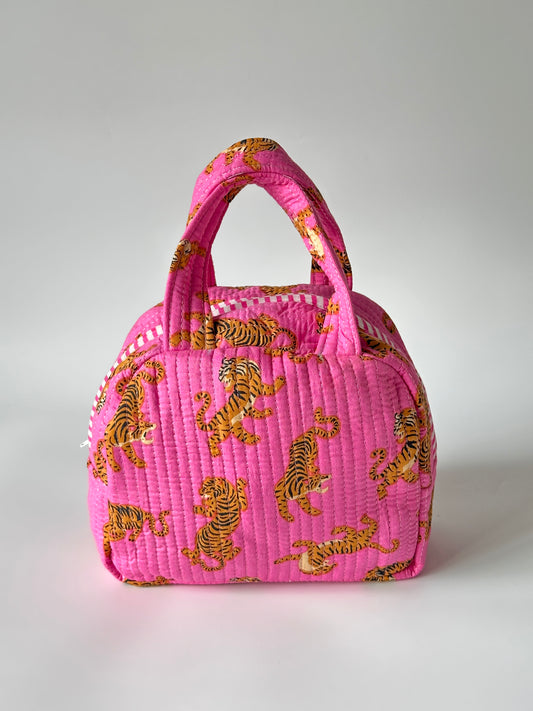 Fuschia Tiger Carryall