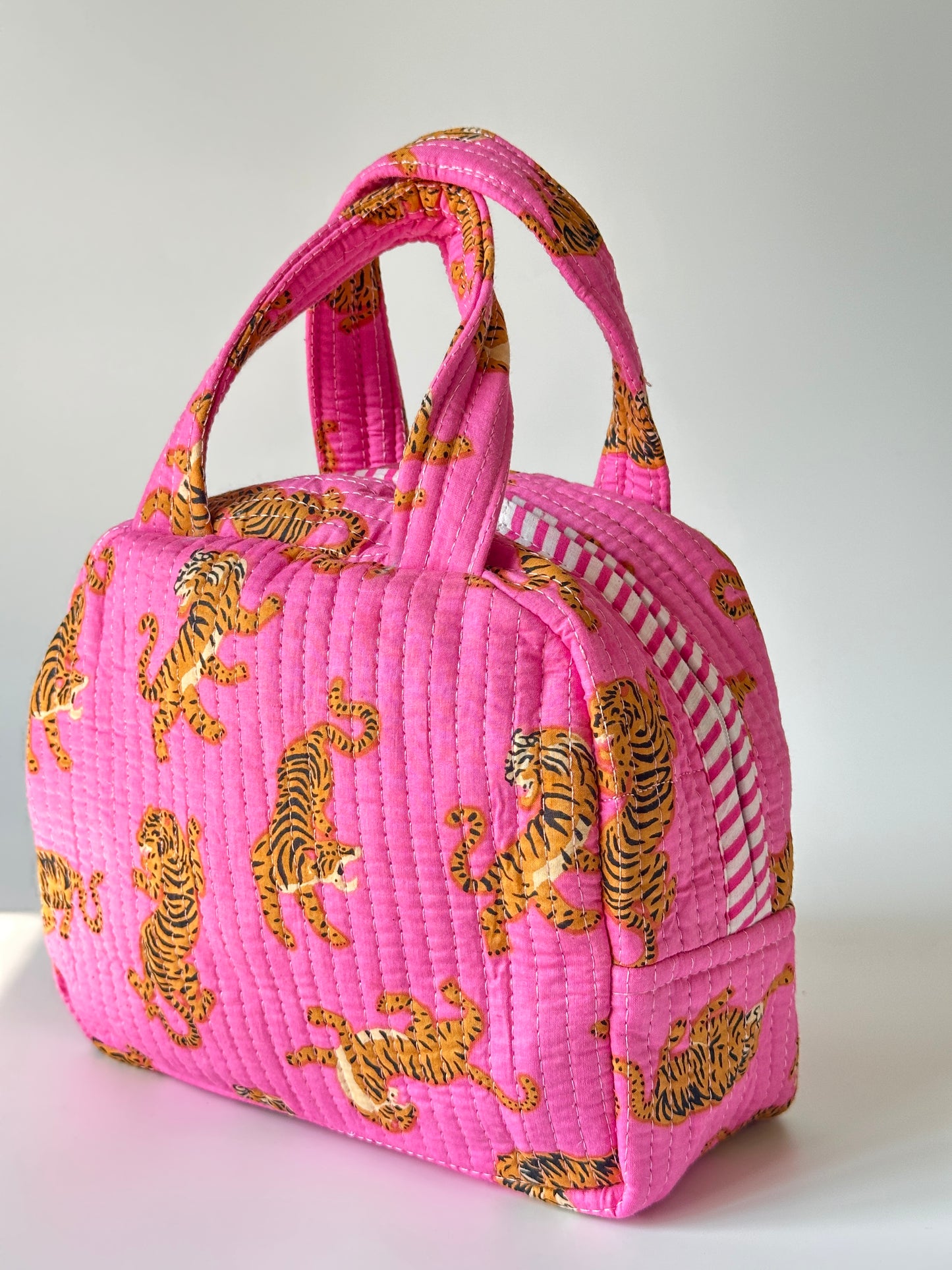 Fuschia Tiger Carryall