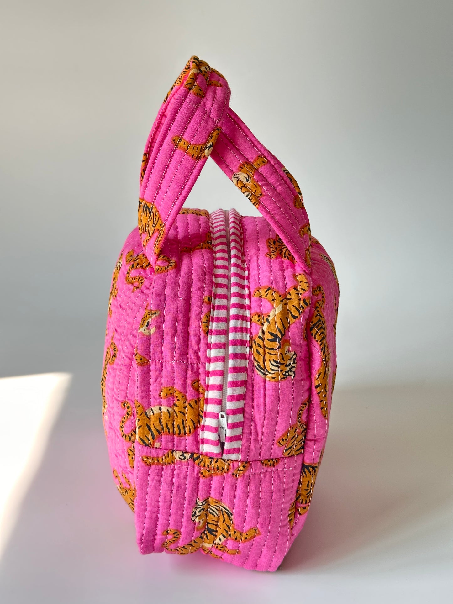 Fuschia Tiger Carryall