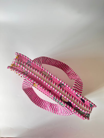 Baby pink Tropical Laptop Sleeve