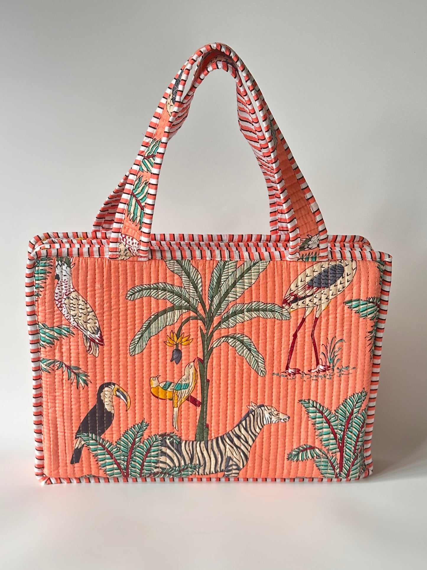 Peach Tropical Laptop Sleeve