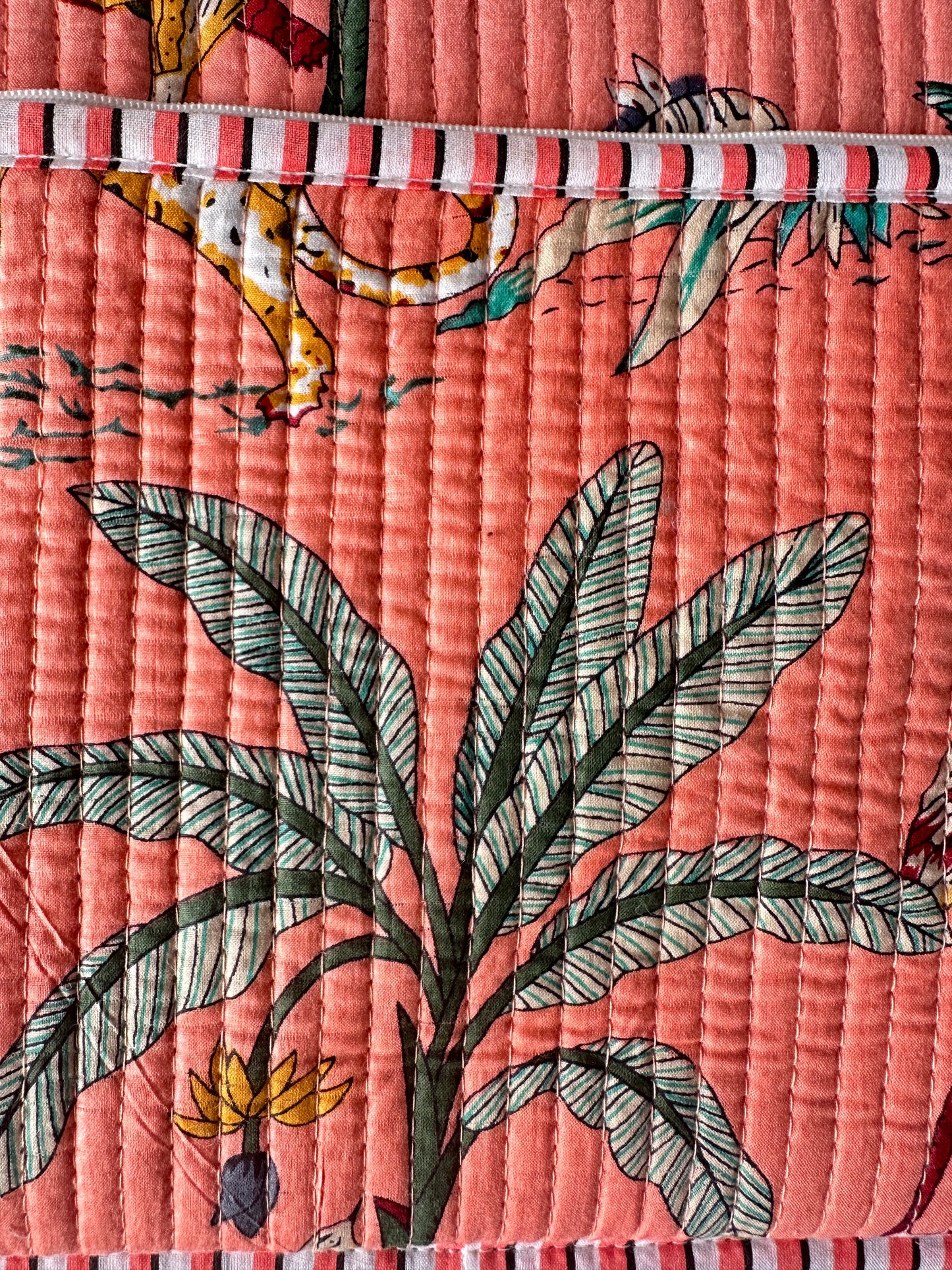 Peach Tropical Laptop Sleeve