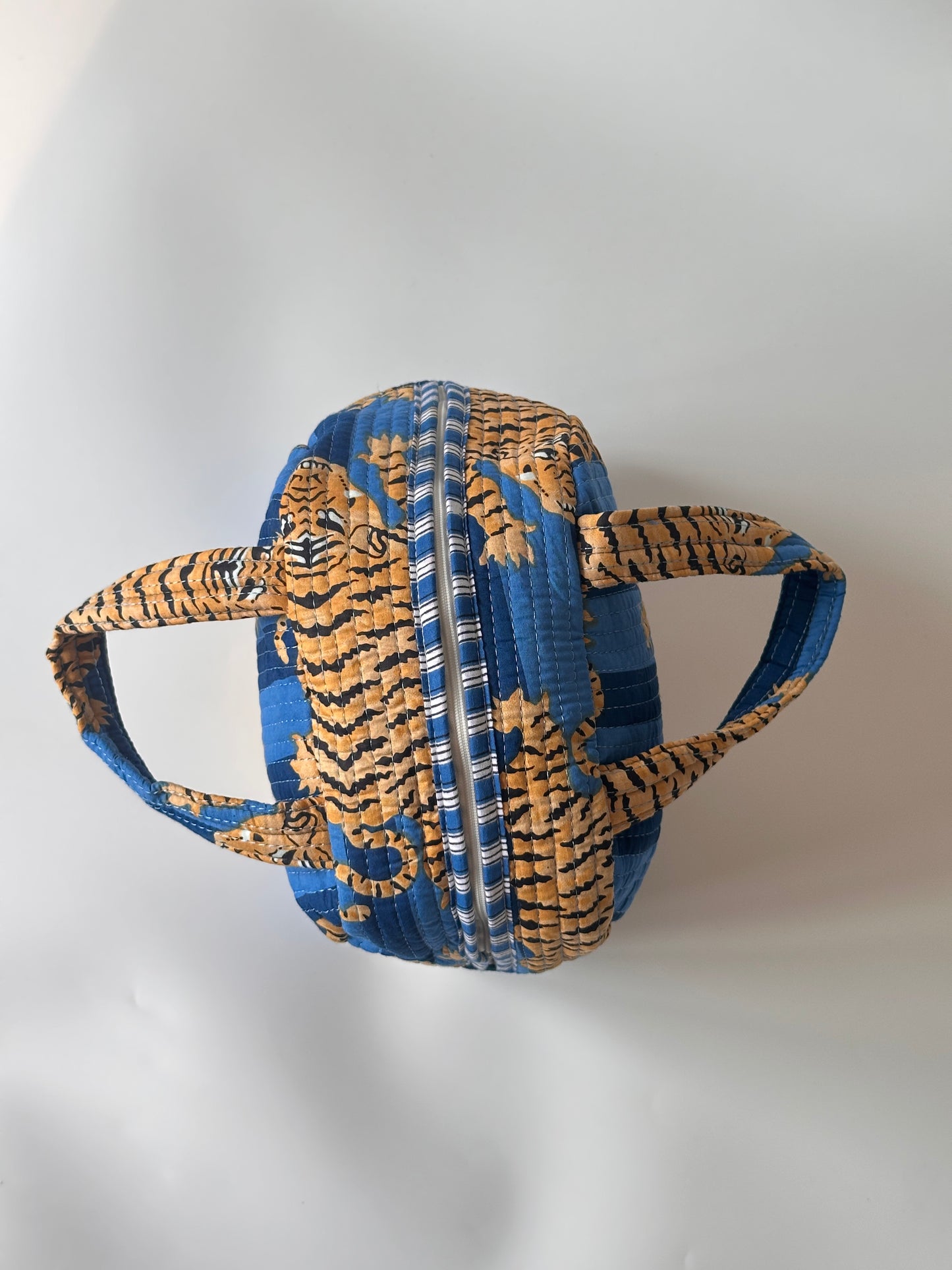 Peacock Blue Tiger Carryall