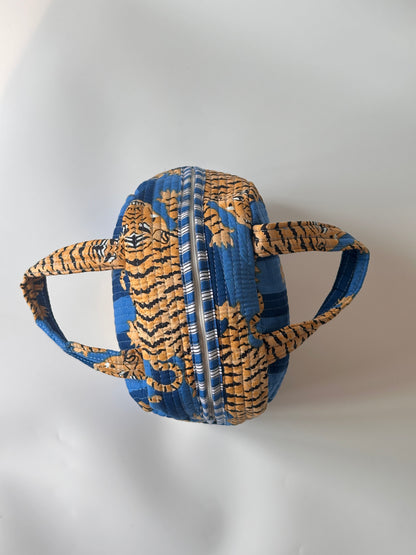 Peacock Blue Tiger Carryall