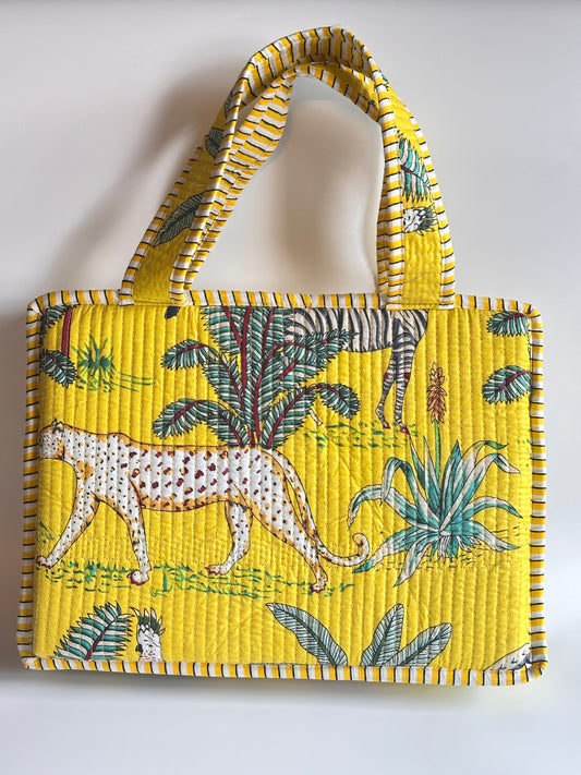 Lemon Yellow Tropical Laptop Sleeve