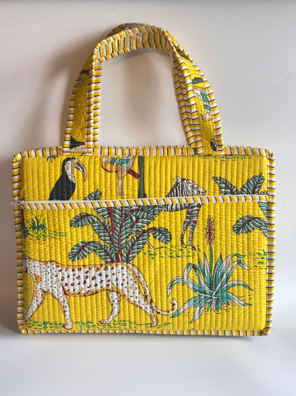 Lemon Yellow Tropical Laptop Sleeve