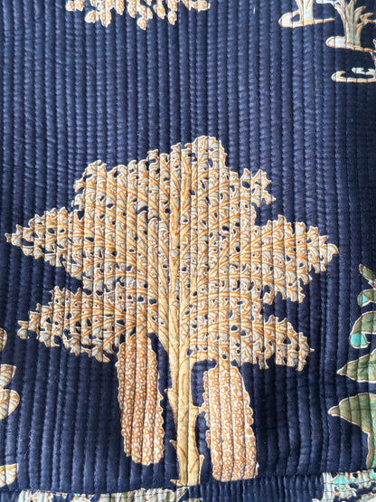 Indigo Desert Round Tote