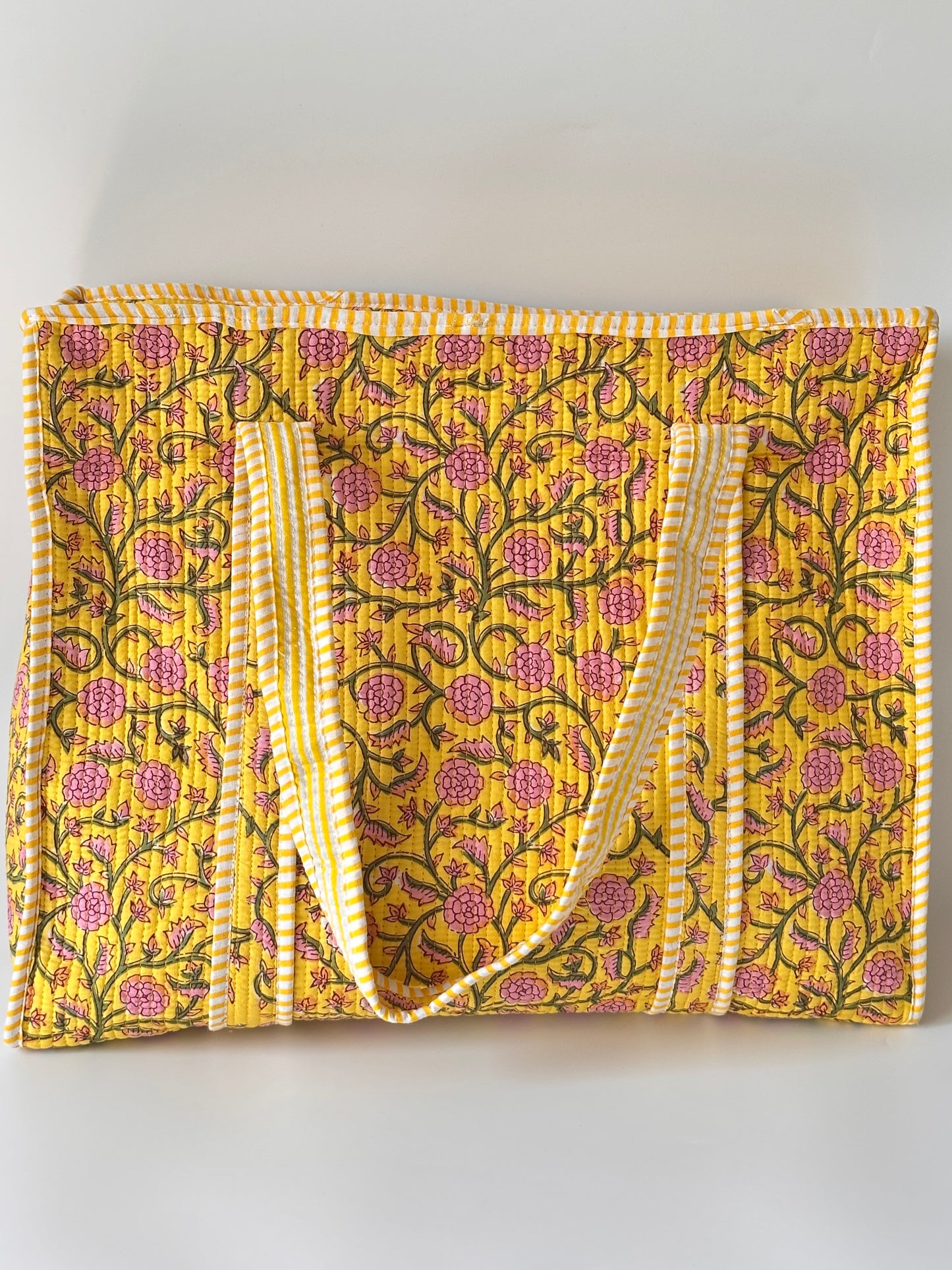 Daisy Yellow Rectangular Tote
